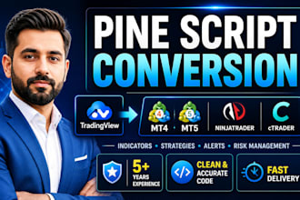 convert tradingview pine script strategies to mt4, mt5, ninjatrader or ctrader