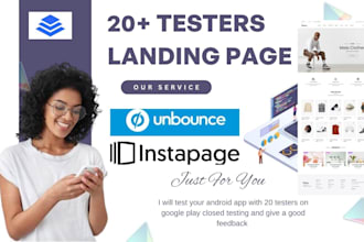 20 testers closed testing 12  unbounce leadpages website instapage leadpages