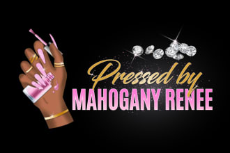do luxury nails, spa and nail salon logo