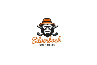 silverback golf club logo design
