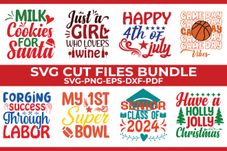 creative svg cut files, dxf, png, t shirt design bundle for your etsy and others