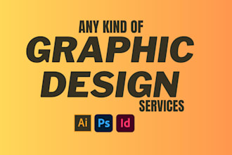be your graphic designer in adobe illustrator, indesign