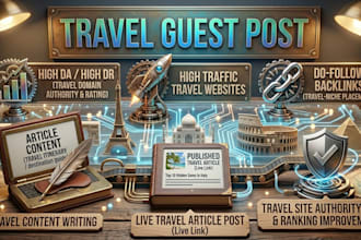do travel guest posting on high da and high traffic blogs