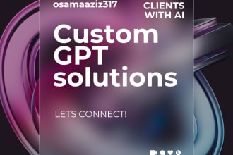 create custom ai saas project with openai chtgpt and custom ai models