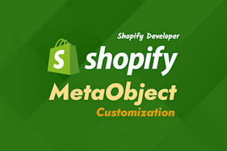 do shopify customization metaobjects setup
