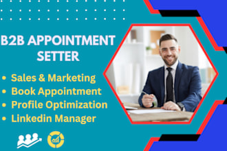 be your linkedin manager and b2b appointment setter