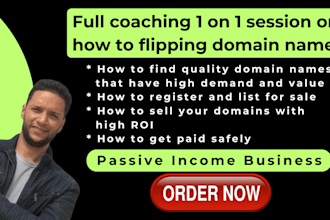 teach you how to make money buying and selling domain names