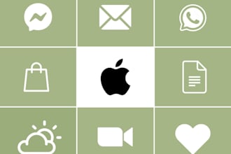 design simple and unique custom icons