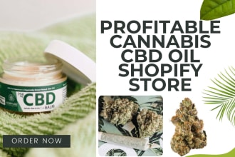 design cannabis cbd oil shopfiy store hemp marijuana medical cannabis website