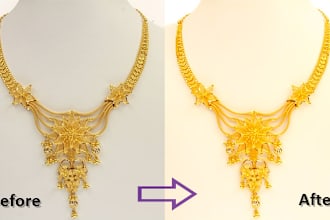 do unique jewelry photo retouching