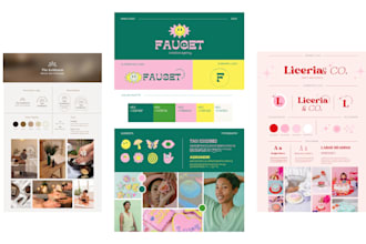 design minimal logo brand identity and brand style guides