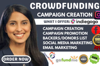 do crowdfunding campaign on kickstarter indiegogo gofundme campaign creation