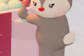 turn 2d chibi characters into 3d models