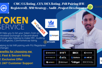 help you to listing your token on cex