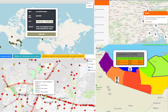 create interactive web maps with analysis tools using leaflet or openlayers