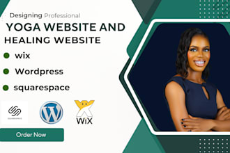 design yoga website,healing website, therapist website, squarespace yoga website