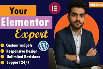 be your elementor wordpress expert