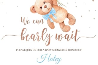 design a royal baby shower or kids party invitation card