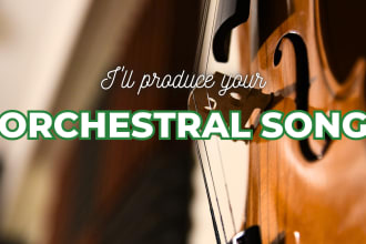 be your orchestral pop music producer