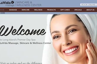 design medical spa website, pharmacy, and aesthetics clinic website
