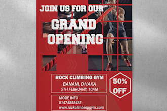 do eye catching fitness flyer
