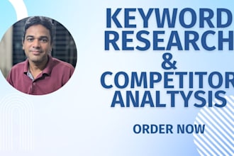 do profitable and excellent SEO keyword research and competitor analysis