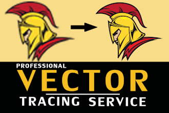 do vector tracing, logo vectorize, convert to vector