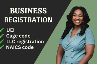 get you registered on sam gov and get uei, cage code, bid on government contract