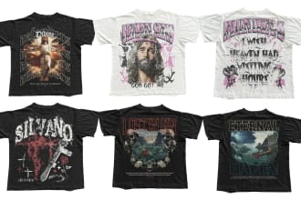 create luxury christian streetwear design for clothing brand