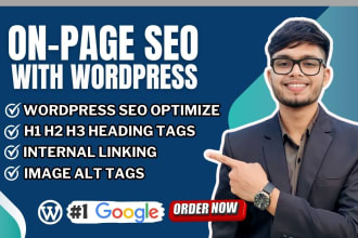 do expert on page SEO optimization with the yoast plugin