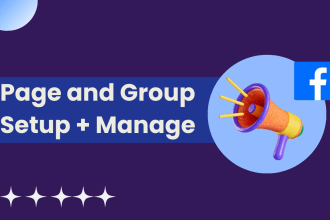 be facebook business page and group manager or moderator