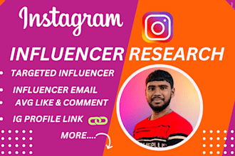discover effective instagram influencer research list in targeted audience