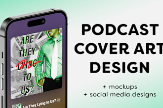 design a professional podcast cover