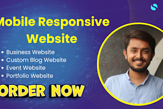 design a mobile responsive and custom wordpress website