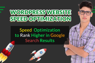 speed up wordpress website to rank higher in google search results
