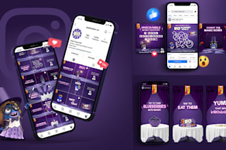design trendy instagram and facebook post