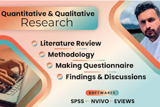 do quantitative, qualitative and statistical research analysis for you