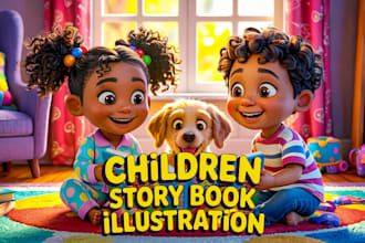 illustrate children story book illustration children story book illustration