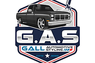 make automotive auto detailing car wash and racing logo design