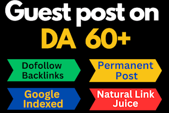 do da 50 guest post instant, google index guaranteed