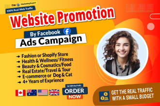 promote and advertise your business, brand, blog,  or website by facebook ads
