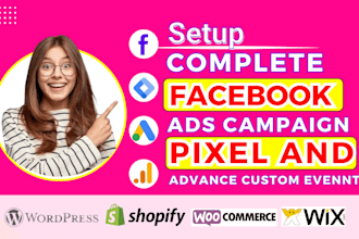 optimize design instagram ads, shopify facebook ads campaign to boost your sales