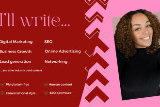 write conversational saas, SEO and marketing blog posts