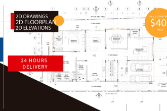 create 2d drawings and floorplans for you