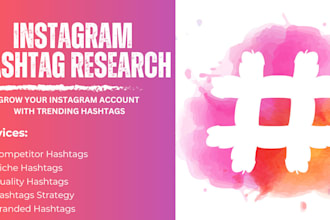 research personalized instagram hashtags to grow organically
