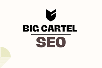 optimize bigcartel website SEO