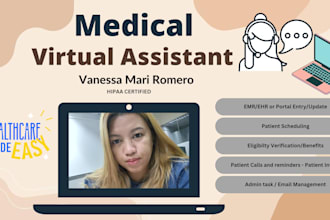be your US medical or healthcare virtual assistant