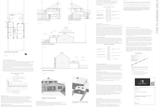 be your professional architect and draw UK planning permission drawings