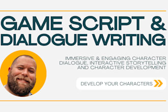 write engaging character dialogue for your video game