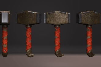 create 3d props and accessories for your video game